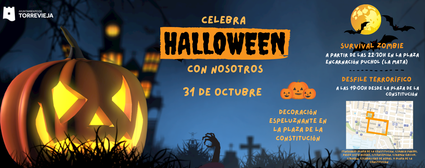 El desfile de Halloween celebrará el 31 de octubre, a partir de las 19